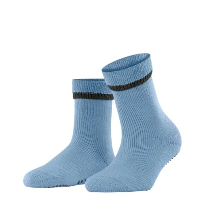 Abbildung von FALKE Damen Cuddle Pads W HP Baumwolle Wolle Rutschhemmende Noppen 1 Paar Stoppersocken, Blau (Airy Blue 6707), 35 38