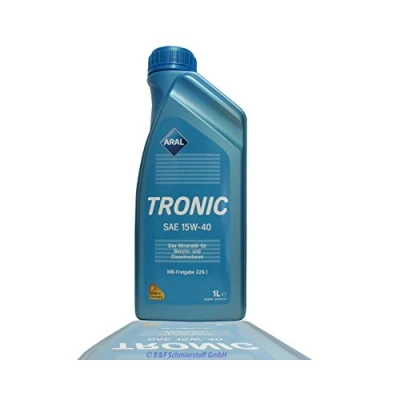 Abbildung von Aral Tronic 15W 40 1l Motoröl 14F73E MERCEDES BENZ: E Klasse Limousine, C T modell, TOYOTA: Yaris II Schrägheck