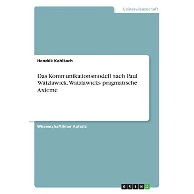 Abbildung von Das Kommunikationsmodell nach Paul Watzlawick. Watzlawicks pragmatische Axiome