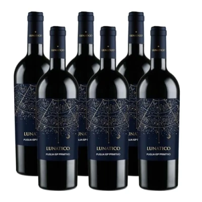 Abbildung von Lunatico Primitivo Trockener, aromatischer Rotwein aus Italien (6 x 0,75L)