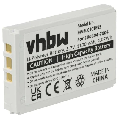 Abbildung von vhbw Akku kompatibel mit Logitech diNovo Mini, Y RAY81 kabellose Tastatur (950mAh, 3,7V, Li Ion) Ersatz für 190304 2004, F12440071, M50A