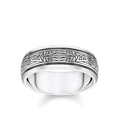 Abbildung von Thomas SABO Unisex Ring silvercoloured, Größe: 60, Silver coloured
