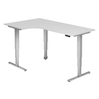 Abbildung von Hammerbacher Winkelschreibtisch XDSM82 Weiß