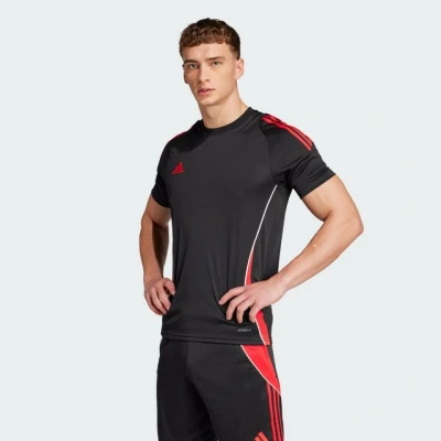 Abbildung von adidas Performance TIRO 24 Sport Tshirt Black pure ruby, Herren, Größe: XS, ruby