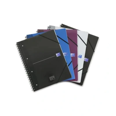 Abbildung von OXFORD Meetingbook Essentials, 5er Pack, DIN A4+, kariert, 90 Blatt, 4 Farben