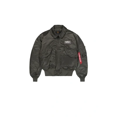 Abbildung von Alpha Industries CWU Bomberjacke, Herren, Größe: Large, Replica grey