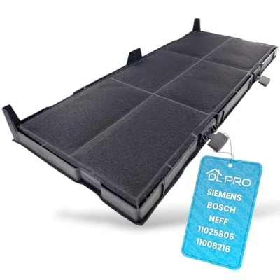 Abbildung von DL pro Kohlefilter 462x198mm Ersatz für Siemens Bosch Neff 20004001 11008216 DSZ4561 LZ45610 Z54TC02X0 Aktivkohlefilter Dunstabzugshaube Umluftbetrieb