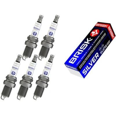 Abbildung von BRISK Silver DR15YS 1334 Zündkerzen Benzin LPG GPL CNG Autogas, 5 Stück