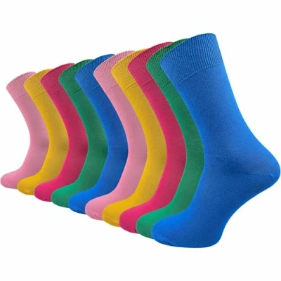 Abbildung von GAWILO Socken aus 100% Baumwolle (10 Paar) Ohne drückende Naht, mit venenfreundlichem Komfortbund Baumwollsocken für Damen &amp; Herren (39 42, bunt)