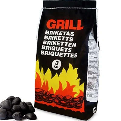 Abbildung von Holzkohlegrill, Grillbriketts 27kg Holzkohle 9 x 3kg Grillkohle Holzkohlebriketts