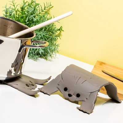 Abbildung von Ängstliche Katze Untersetzer, Geschenk, Geschenkidee