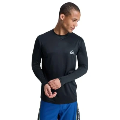 Abbildung von Quiksilver Everyday SURF TEE LS Surfshirt, Herren, Größe: Large, Black