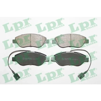Abbildung von LPR 05P1658 Bremsbelagsatz ALFA ROMEO: MiTo, FIAT: BRAVO 2, LANCIA: DELTA 3