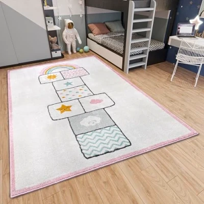 Abbildung von HANSE Home Kinderteppich &quot;Adventures Bouncy&quot;, rechteckig, 7 mm Höhe, Spielteppich, fest, Kinderzimmer, Kurzflor, Spielunterlage