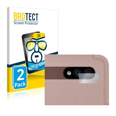 Abbildung von BROTECT (2 Stück Schutzfolie für Samsung Galaxy Tab S7 Plus WiFi 2020 (NUR Kameraschutz) Displayschutz Folie Ultra Klar