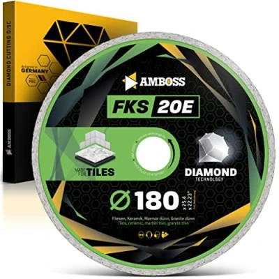 Abbildung von Amboss Werkzeuge Kreissägeblatt FKS 20E Diamant Trennscheibe 180mm x 2.2 x, 25,4/22,2 mm (Bohrung) (Dicke)