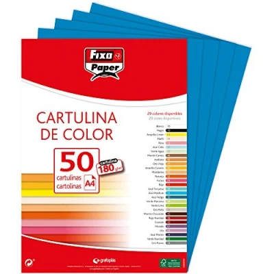 Abbildung von Fixo 11110330 Pack von 50 Karton, A4, blau