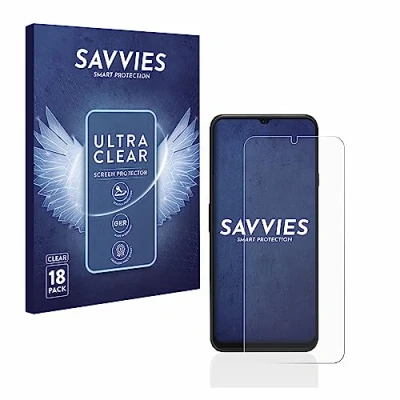 Abbildung von Savvies 18 Stück Schutzfolie für Cubot P80 Displayschutz Folie Ultra Transparent