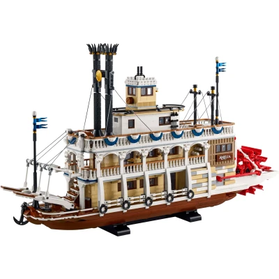 Abbildung von LEGO® Ideas 21356 Flussraddampfer Konstruktionsspielsteine