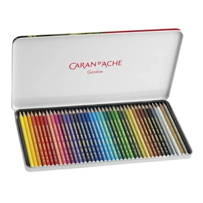 Abbildung von Caran d&#039;Ache 999340 PRISMALO Aquarelle Buntstifte in Metallbox, 1 stück (40er Pack)