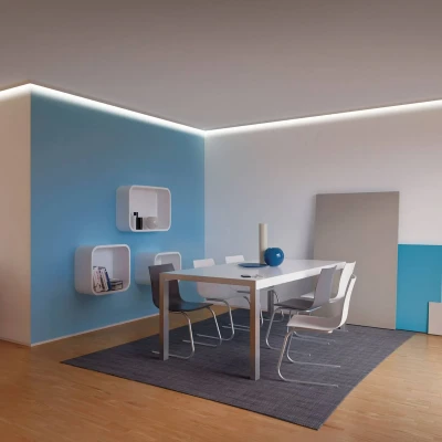 Abbildung von Paulmann LED Streifen Corner Profil 100 cm Grau, Kunststoff