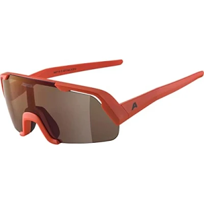 Abbildung von Alpina Unisex Kinder, ROCKET YOUTH Q LITE Sportbrille, pumpkin orange matt/red, One Size