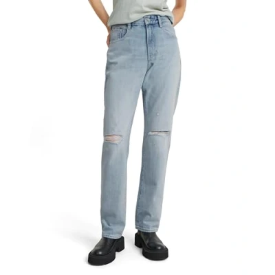 Abbildung von G Star RAW Damen Viktoria High Straight Jeans, Blau (Sun Faded Ripped Mirage Blue D23959 D499 G365), 32W / 34L