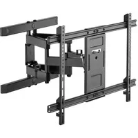 Abbildung von Goobay 49932 TV Wandhalterung 94 cm (37&quot;) 178 (70&quot;) / Fernseherhalterung Pro FULLMOTION bis 60 kg Wandhalter Neigbar &amp; Schwenkbar VESA Norm 600x400 Schwarz