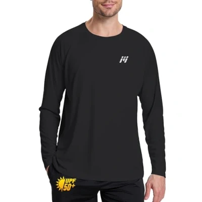 Abbildung von MEETWEE Herren Rash Guard Vest Männer Langarm UV Schutz T Shirt Tops Base Layer UPF 50+ Schnelltrocknend für Schwimmen Wasse