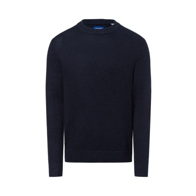 Abbildung von JACK &amp; JONES Herren Joreaton Knit Crew Neck Bf Strickpullover, Sky Captain, L EU
