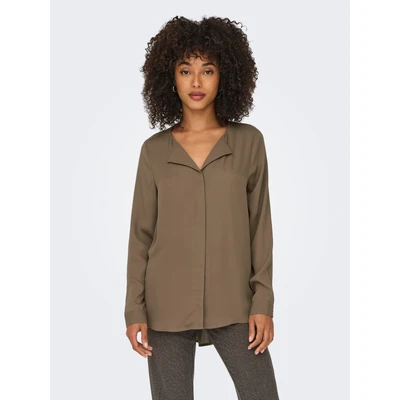 Abbildung von ONLY Onltiana LIFE Loose Shirt Bluse, Damen, Größe: Small, Brown lentil