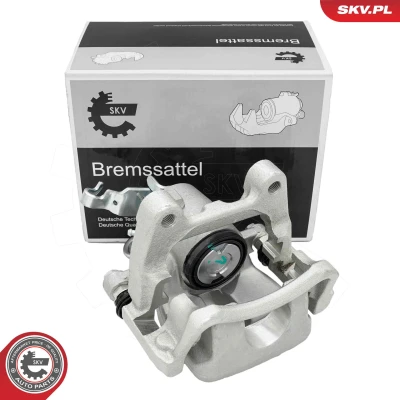 Abbildung von ESEN SKV 78SKV663 Bremssattel Hinterachse links mit Klammer VOLKSWAGEN: Golf 6, 5 Schrägheck, Touran I, AUDI: A3 Sportback, Schrägheck