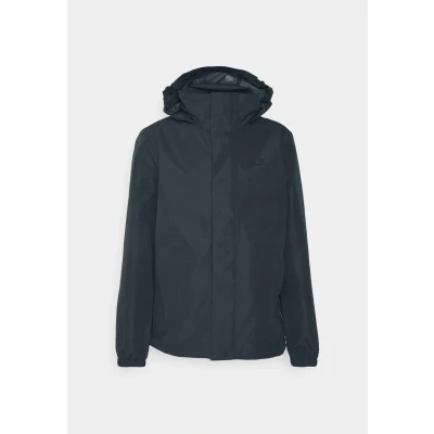 Abbildung von Jack Wolfskin Stormy Point Regenjacke / wasserabweisende Jacke, Herren, Größe: Large, Night blue