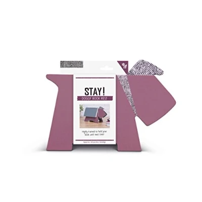 Abbildung von Stay! Doggy Book Rest Purple Herringbone