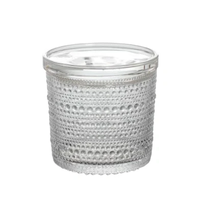 Abbildung von Iittala Kastehelmi Vorratsbehälter/Dose mit Deckel/Vorratsglas 116x114mm Klar