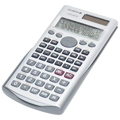 Abbildung von Olympia Taschenrechner LCD 9210; Wissenschaftlicher Tischrechner