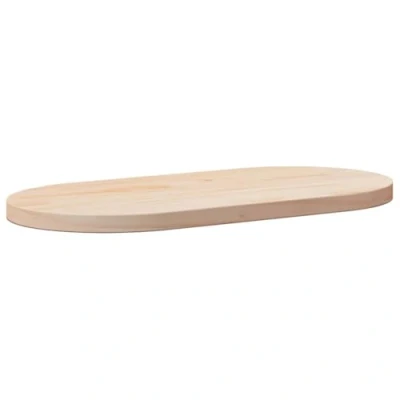 Abbildung von vidaXL Tischplatte 80x40x2,5 cm Massivholz Kiefer Oval (1 St)
