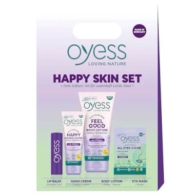 Abbildung von OYESS loving nature Geschenk Set, Happy Skin 4er Set lila