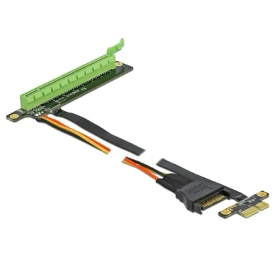 Abbildung von Delock Riser Karte PCI Express x1 zu x16 mit flexiblem Kabel 80 cm
