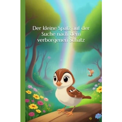 Abbildung von der kleine Spatz auf Suche nach dem verborgenen Schatz