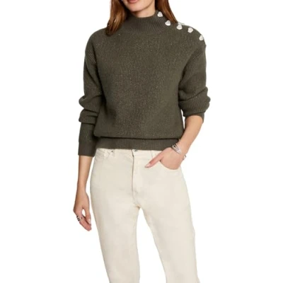 Abbildung von Morgan Strickpullover, Damen, Größe: Large, Kaki
