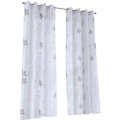 Abbildung von Kutti Vorhang &quot;Dandelion&quot;, (1 St.), Gardine halbtransparent, Ausbrenner, Baumwolle Polyester, bedruckt