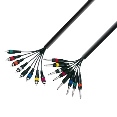 Abbildung von Adam Hall 3 Star Series Neu m Mono Klinke 8 x 6,3 mm auf Clinchstecker