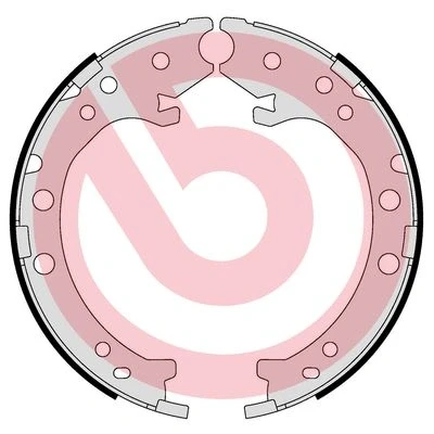 Abbildung von BREMBO S 28 519 Handbremsbeläge HONDA: CR V 3, 4