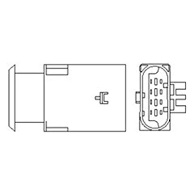 Abbildung von MAGNETI MARELLI 466016355101 Lambdasonde beheizt 4 LAND ROVER: Freelander I SUV, SUV Cabrio, 45 Hatchback