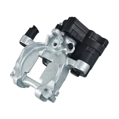 Abbildung von FEBI BILSTEIN 181363 Bremssattel Gusseisen Hinterachse links mit Anbaumaterial VOLKSWAGEN: Golf 7 Schrägheck, Variant, Touran II