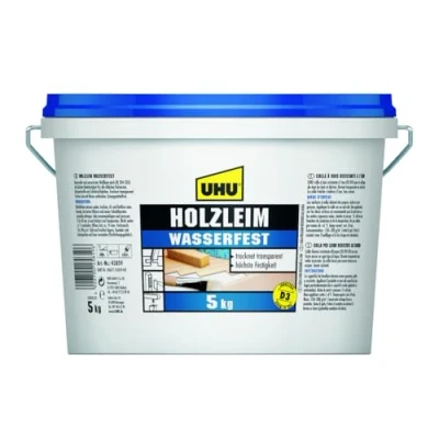 Abbildung von Uhu Holzleim D3 wasserfest ohne Lösungsmittel VE=5 kg