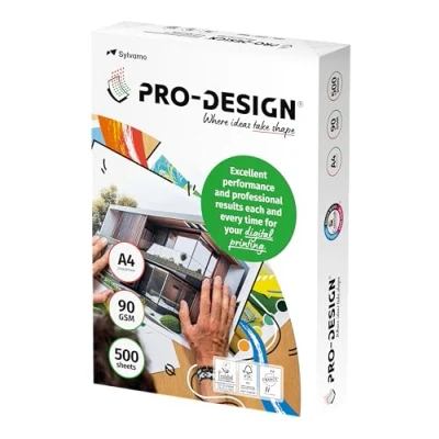 Abbildung von Kopierpapier A4 Satin Weiß 90gsm 168CIE 5 Stk.