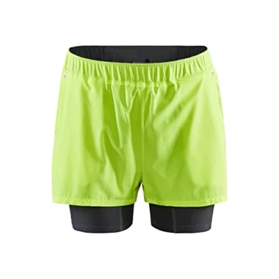 Abbildung von Craft Herren Advance Essence 2 in 1 Stretch Shorts,Flumino Gelb, Gr.M