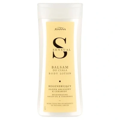 Abbildung von JOANNA Sensual Körperlotion für Frauen mit Arganöl und Ceramiden Balm Feuchtigkeitsspendend Damen Bodylotion trockene Haut Körpercreme schnell einziehend 200 g